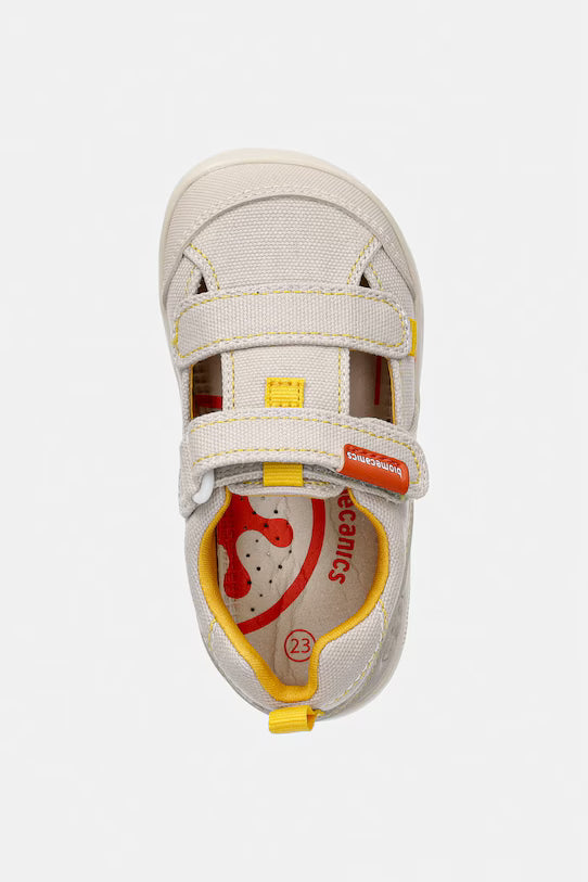 scarpa-bambino-ragnetto-beige-amarillo-biomecanics