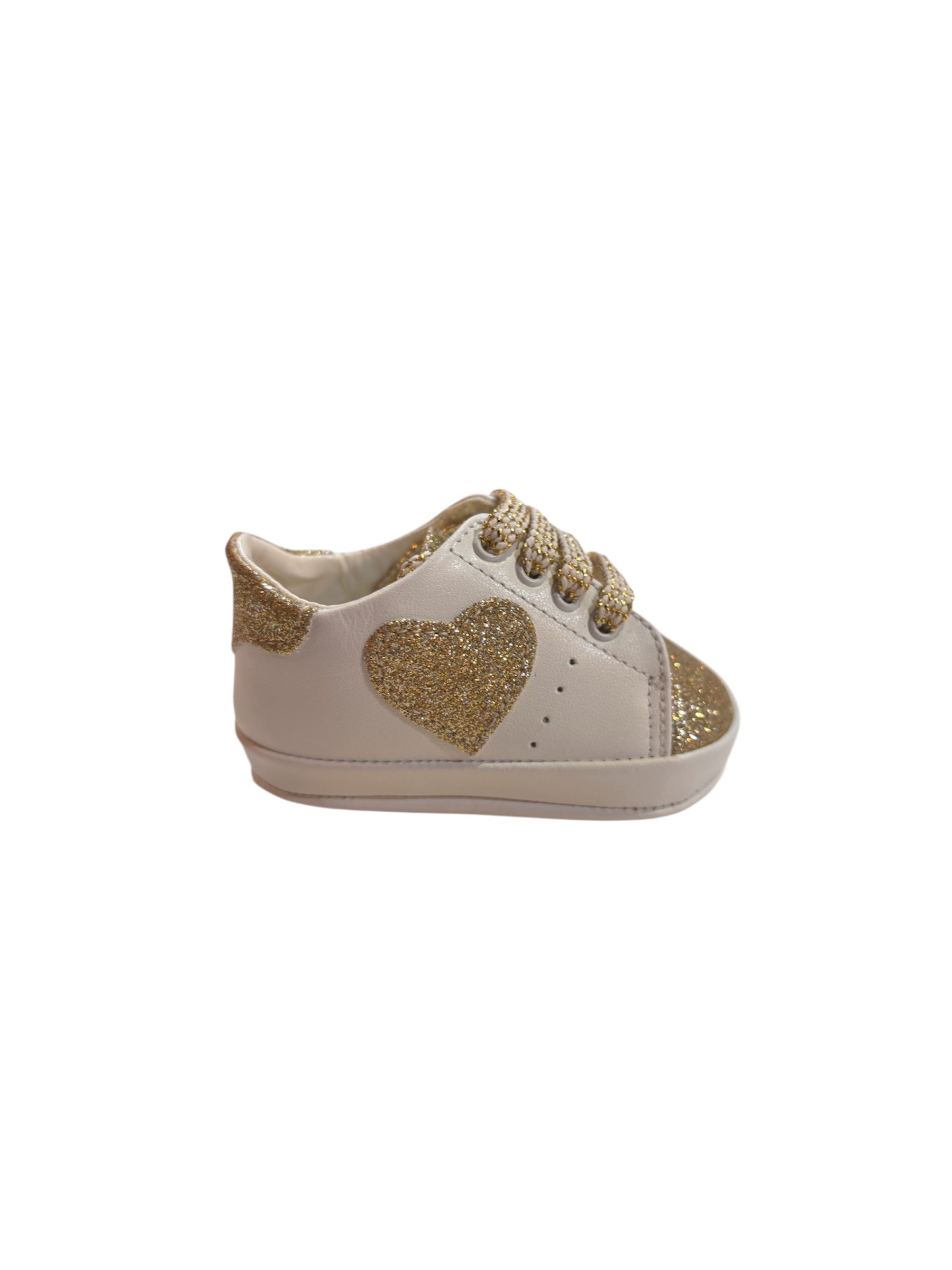 scarpa-culla-in-pelle-bianca-con-cuore-oro-babychic
