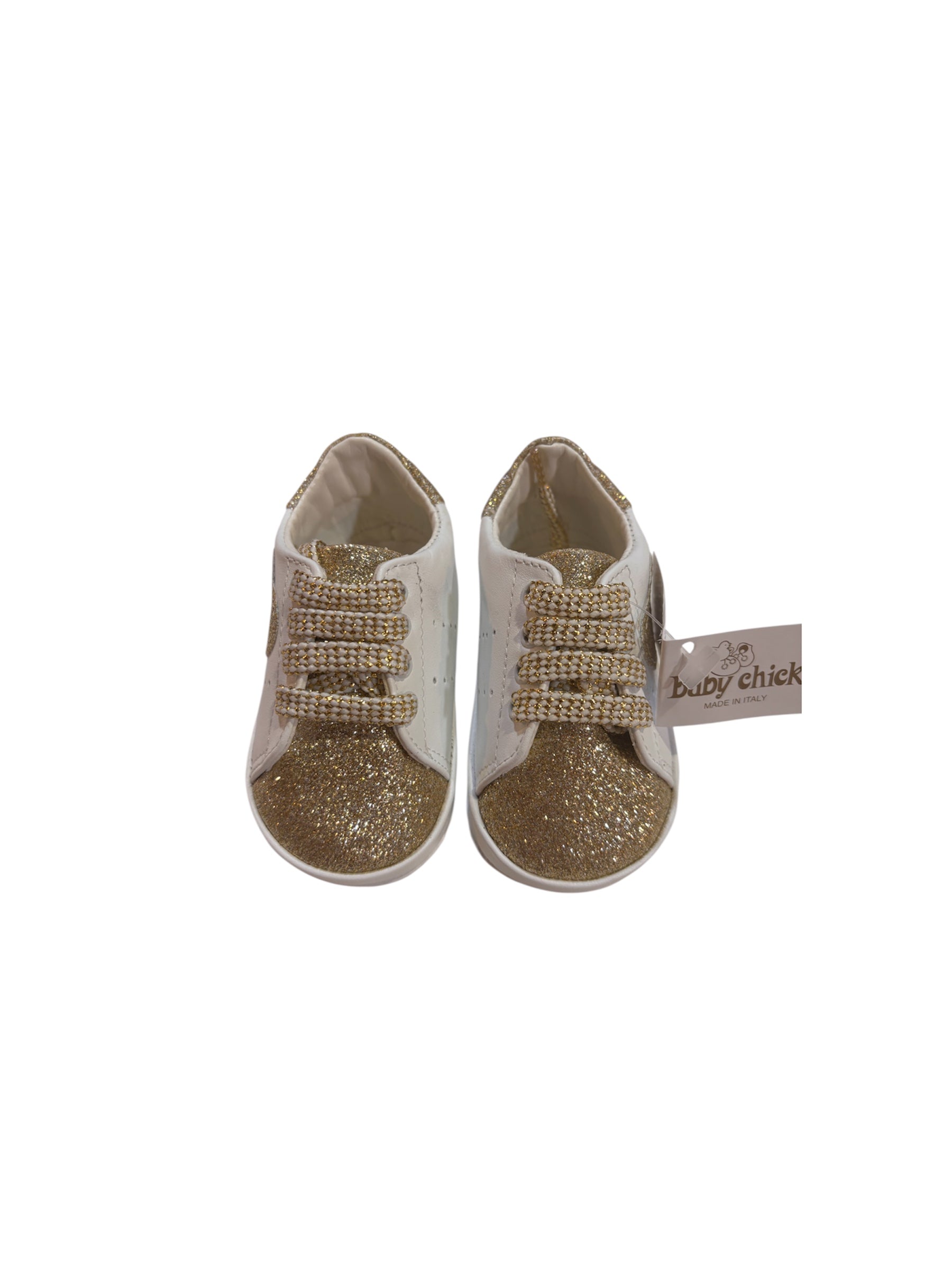 scarpa-culla-in-pelle-bianca-con-cuore-oro-babychic