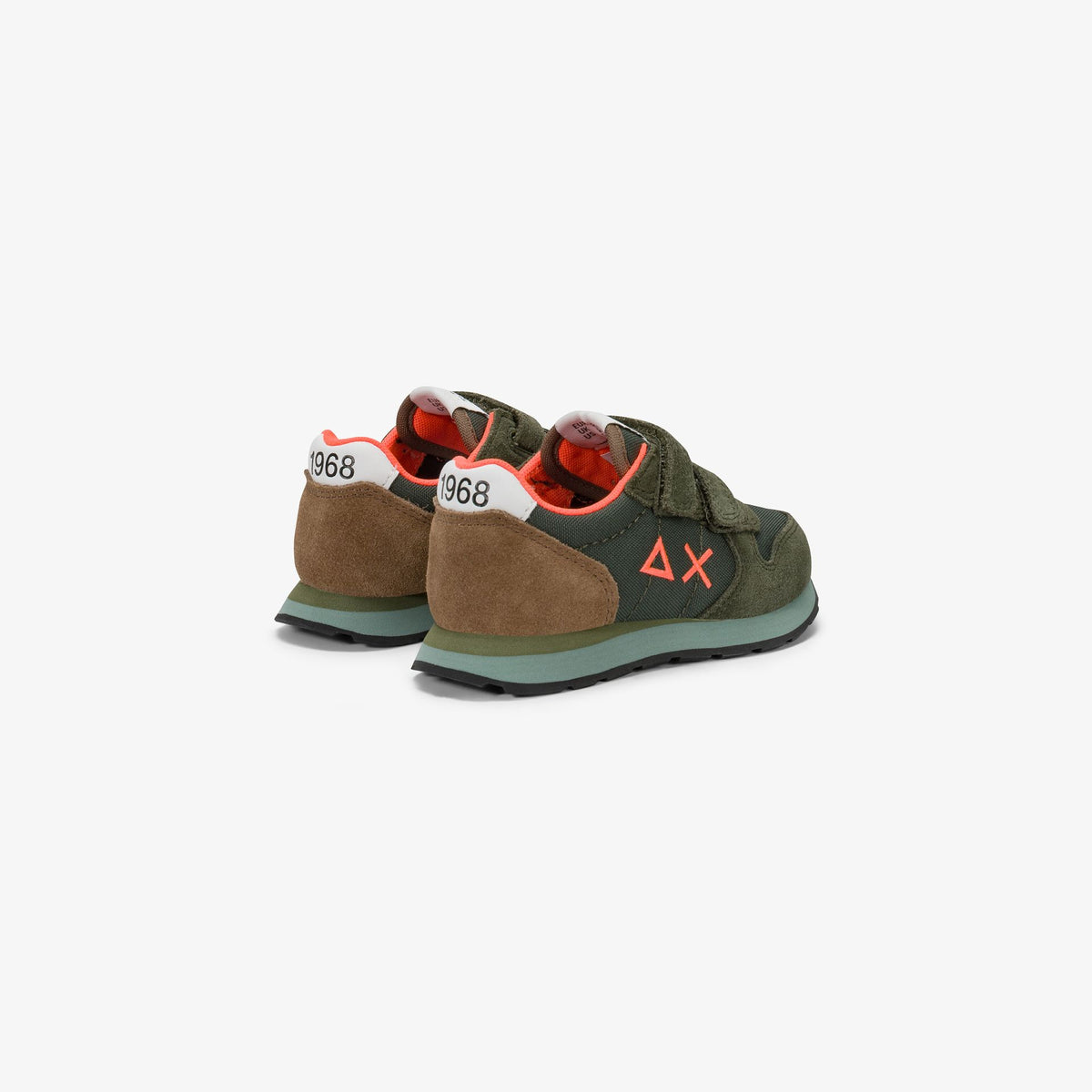 sneaker-boys-tom-multicolor-in-nylon-e-suede-verde-militare-scuro-sun68