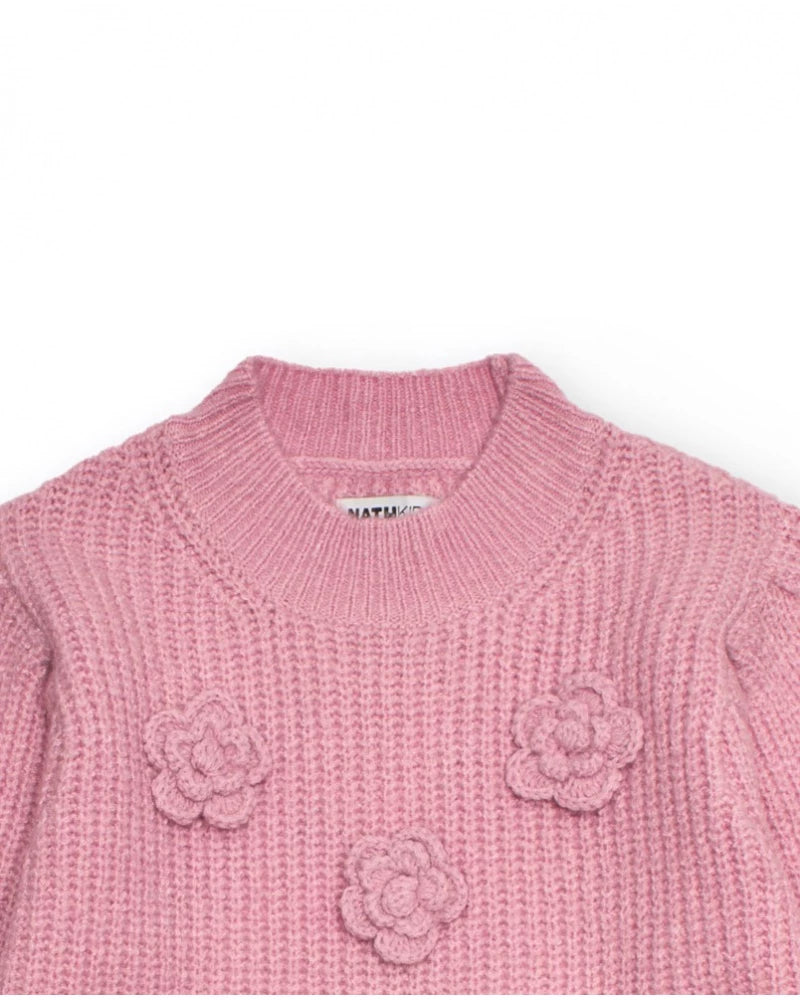 maglione-rosa-in-maglia-per-bambina-con-applicazioni-floreali-nath