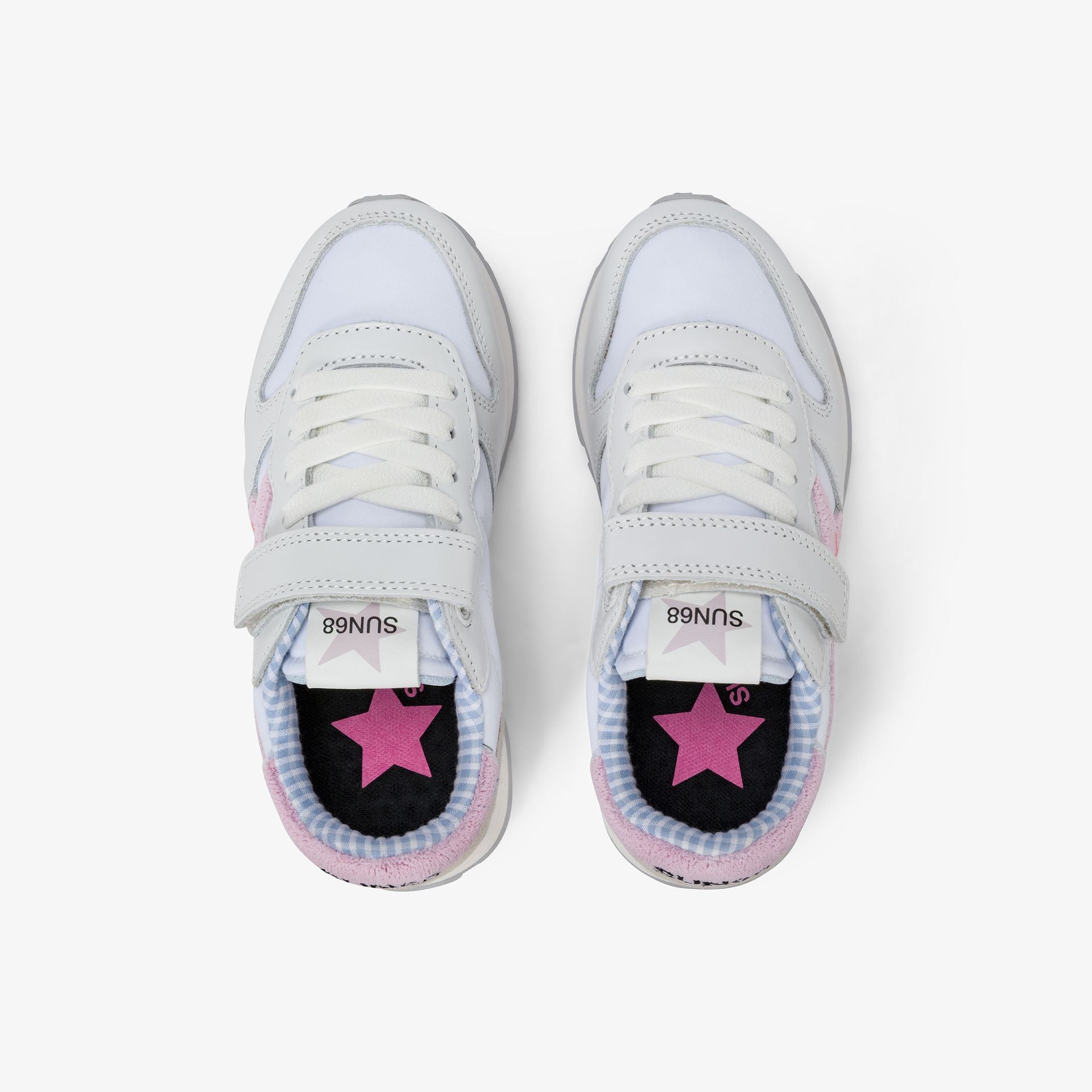 sneaker-girls-stargirl-sponge-in-pelle-e-nylon-bianco-rosa-sun68