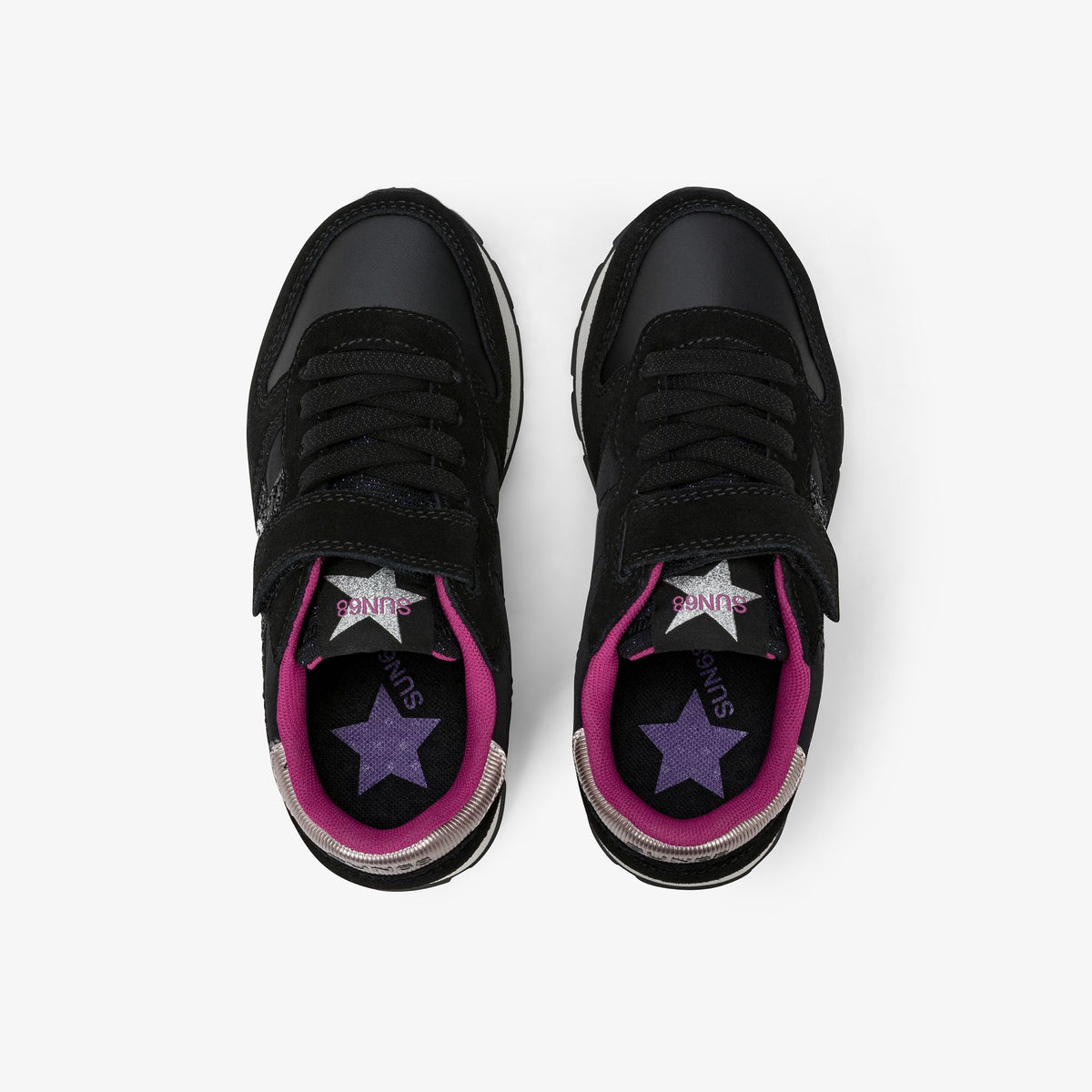 sneaker-girls-stargirl-glitter-in-suede-e-nylon-nero-sun68