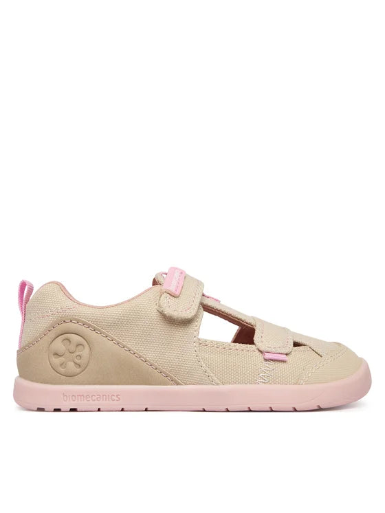 scarpa-bambina-ragnetto-beige-rosa-biomecanics