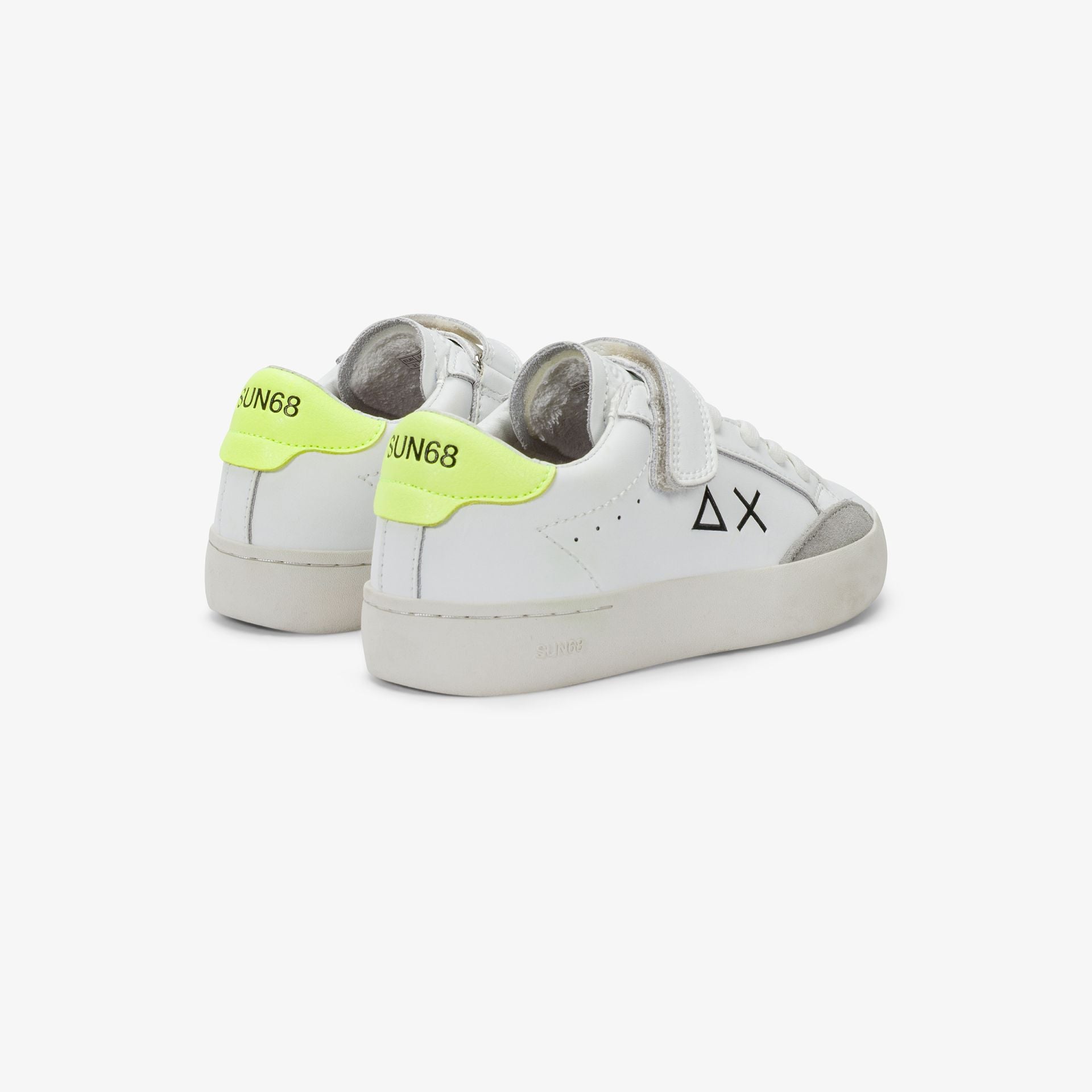 sneaker-boys-street-in-pelle-bianco-giallo-fluo-sun68