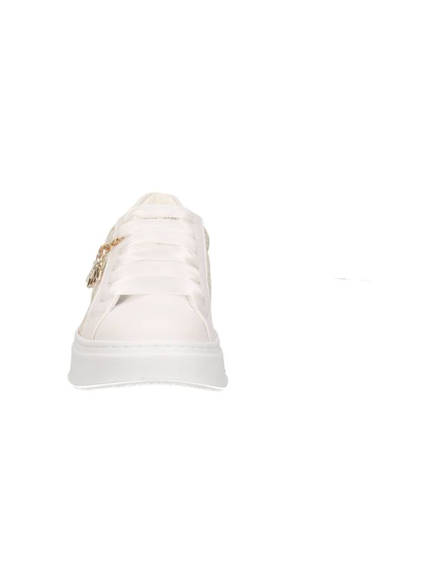 Sneakers Patrizia Pepe PPK326  bianco e platino - PATRIZIA PEPE