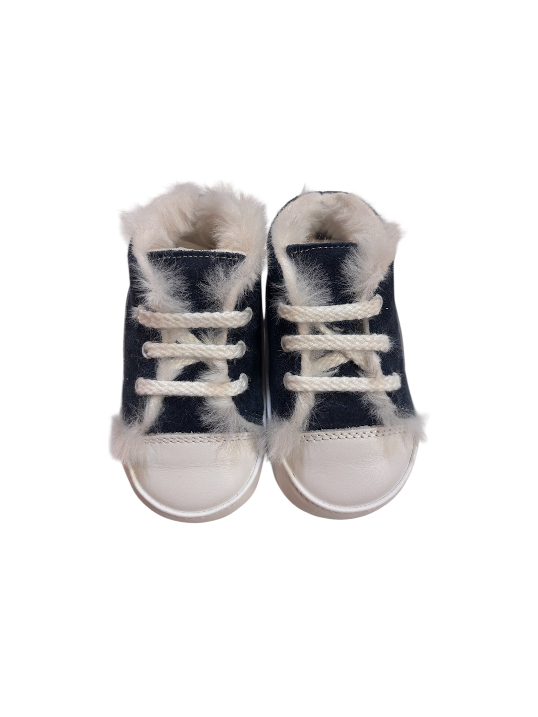 scarpa-culla-neonato-pelle-blu-e-pelo-babychic