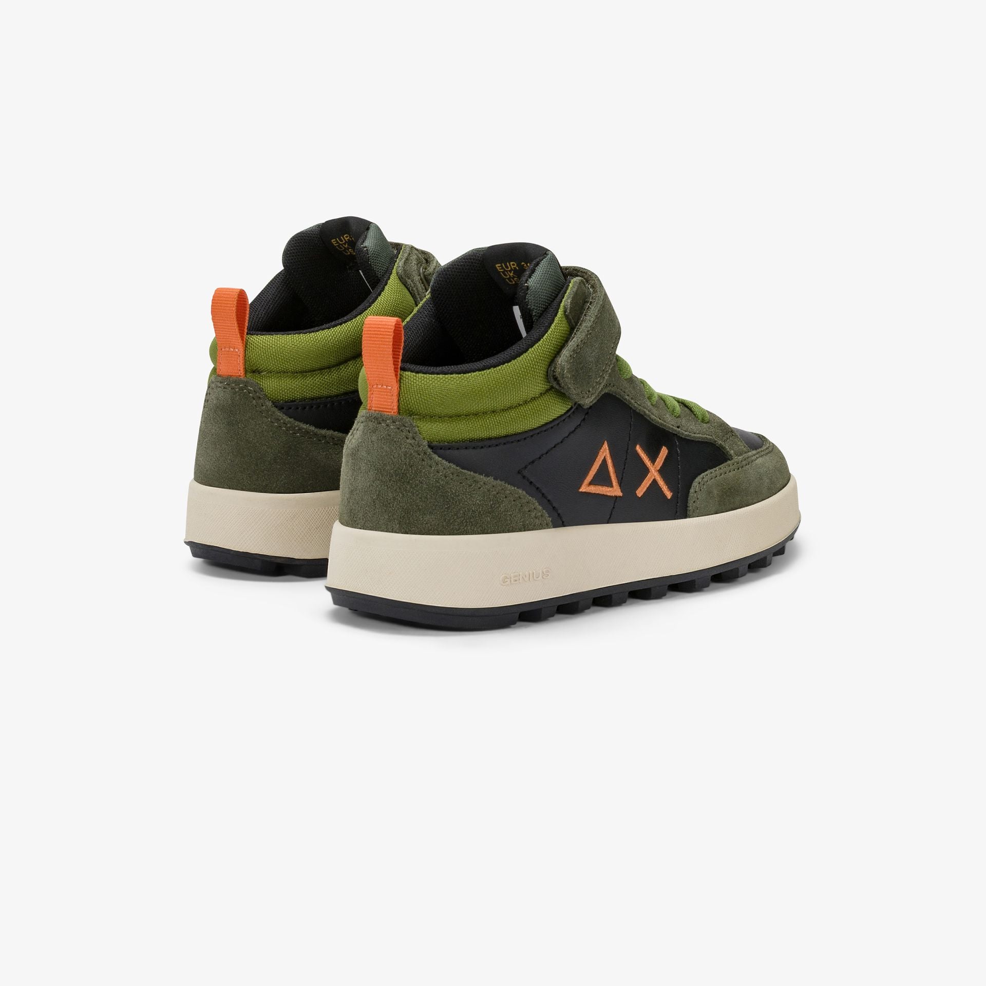sneaker-kid-boys-genius-mid-con-cinturino-e-lacci-militare-scuro-sun68