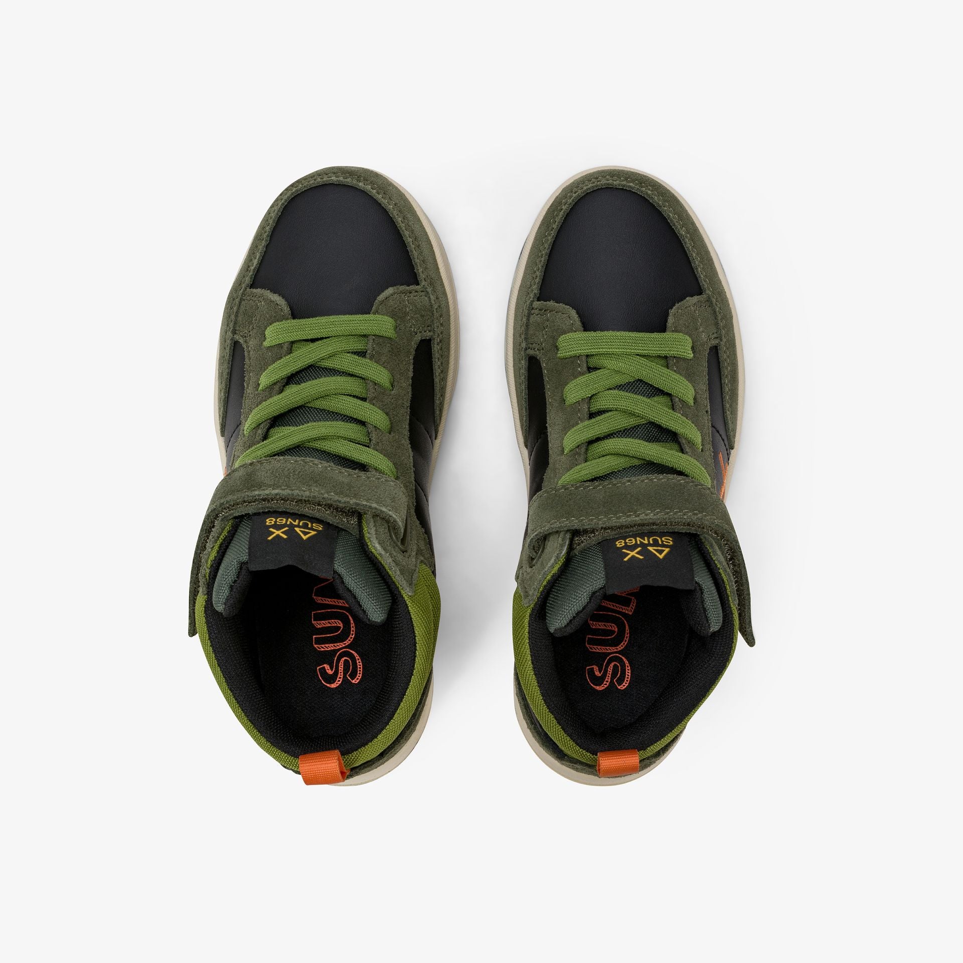 sneaker-kid-boys-genius-mid-con-cinturino-e-lacci-militare-scuro-sun68